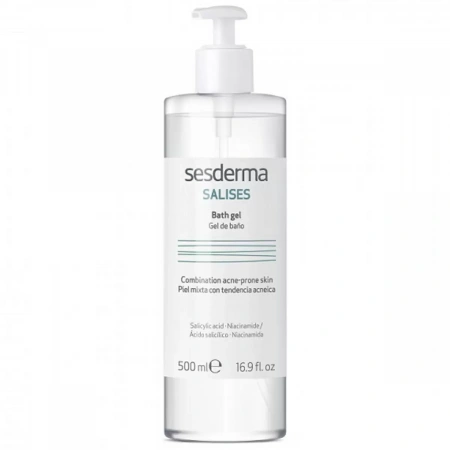 Гель для душа для комбинированной и проблемной кожи Sesderma Salises Bath Gel, 500мл